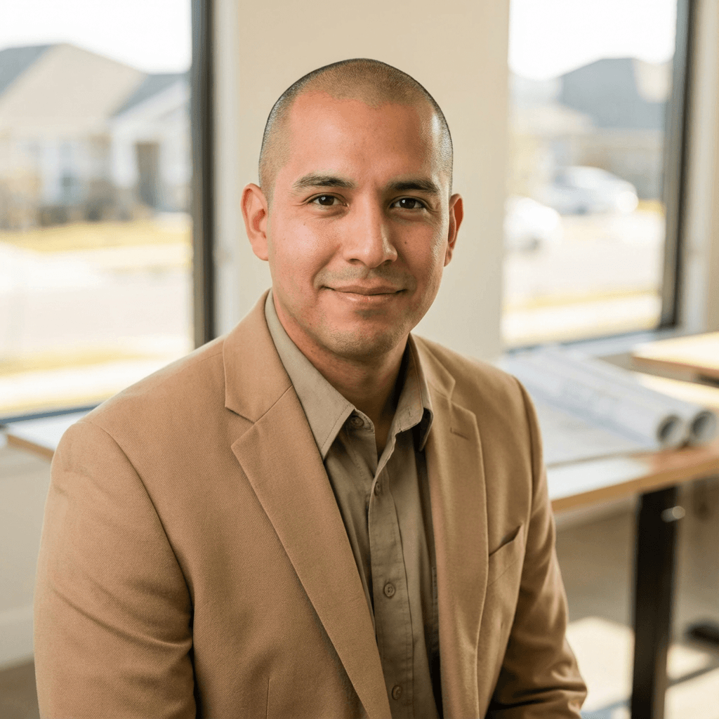 Male realtor in his early 50s, White, approachable expression